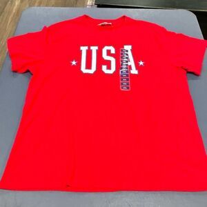 Women’s Spirit of America Red USA T-Shirt Size XXL NEW